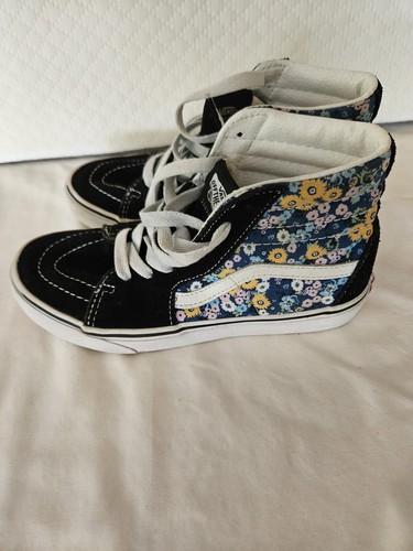 Scarpe da ginnastica Vans Sk8 hi Ditsy Dot nere taglia 3 per ragazze giovani usate in ottime condizioni