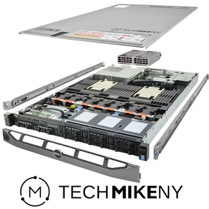 Dell PowerEdge R630 Server 2.40Ghz 28-Core 32GB RAM 3x 400GB SAS SSD +5x New 1TB - Picture 1 of 5