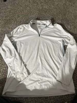 Пуловер PUMA для гольфа с длинным рукавом на четверть молнии размер средний - Изображение 1 из 4