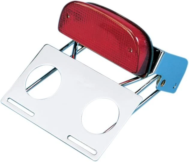 Luz trasera personalizada DS y soporte de licencia cromado Harley Davidson #139266 Foto 1 de 1