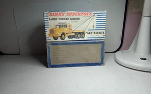 DINKY TOYS ANCIEN #888 BOITE VIDE CAMION PETROLIER SAHARIEN "GBO" BERLIET bm - Picture 1 of 7