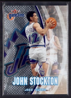 2000-01 Fleer Game Time John Stockton Utah Jazz #46 - Image 1 of 2