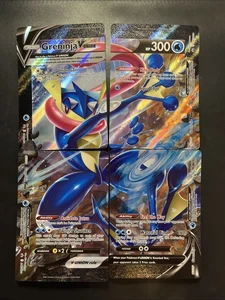 Greninja V-UNION Set of 4 SWSH Sword & Shield Promo 155 156 157 158 Pokemon Mint - Picture 1 of 2