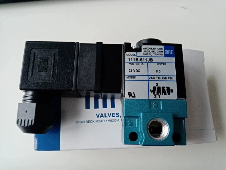 Mac 111b-611jb 24 VDC Solenoid Valve 111B611JB
