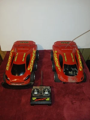 Two Tyco Rc Scorcher Remote Control Cars - Image 1 of 4