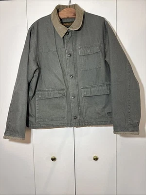 Timberland Weathergear Мужская куртка оливковый зеленый холст Cordaroy воротник размер XXL - Изображение 1 из 4