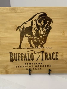 Buffalo Trace Bourbon Laser Engraved Bamboo Cutting Board 12X9” 1/4” Decor - Picture 1 of 6