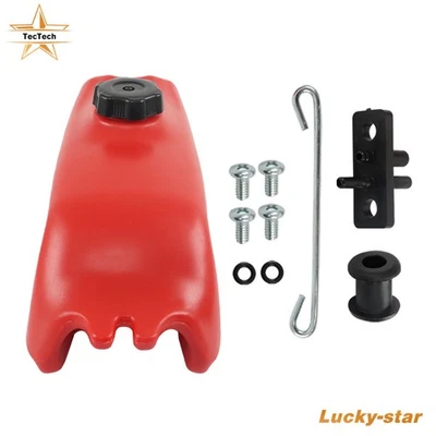 Tanque de combustible de plástico rojo y tapa de gasolina para Honda ATC70 ATC 70 1972-1982 1983 1984 1985 Foto 1 de 4