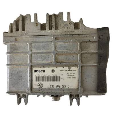 VW LUPO POLO AROSA ECU / 030906027E / 0261203931/932 / BOSCH - Immagine 1 di 3