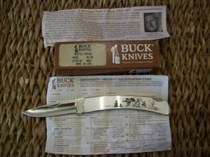 VINTAGE BUCK KNIFE 522 RUFFED GROUSE / NOS 1991 MINT - Picture 1 of 9