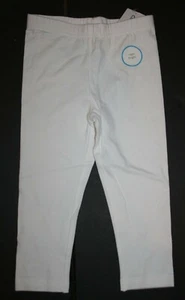 New Carter's Girls 5 year White Leggings Capri Length Comfy Stretch Pants - Picture 1 of 2