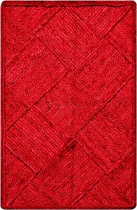 Red color Jute Rug 4 X 7Natural Jute runner carpet modern living area rug - Picture 1 of 5