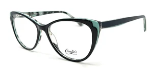 CANDIES - CA0189 001 53/15/140 - BLACK/ TEAL - NEW Authentic WOMEN EYEGLASSES - Picture 1 of 2