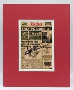 RARE Jim Montgomery Sunderland 1973 signed Photo Display + COA AUTOGRAPH - Bild 1 von 2