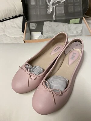 Новый в коробке BLOCH Arabella розовый балет плоскостях туфли кожи молодежи девочек размер 1,5 - Изображение 1 из 4