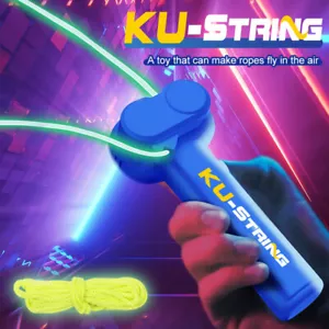 Rope Launcher Propeller Glow-in-The-Dark Loop Lasso String Shooter AU STOCK - Picture 1 of 13