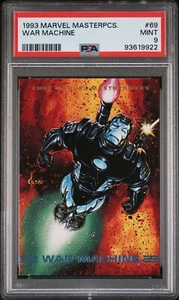 WAR MACHINE 1993 Skybox Marvel Masterpieces #69 MINT PSA 9 - Picture 1 of 2