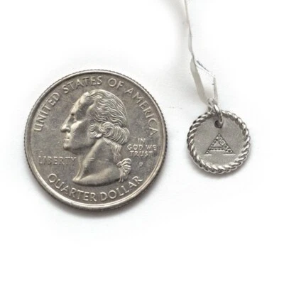 DAVID YURMAN Cable Coleccionables Oro Blanco 18K Inicial "A" Potenciador Diamante Nuevo Foto 1 de 4