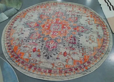 Alfombra BEIGE/NARANJA 8'-0" x 8'-0" defecto, precio reducido 1172771714 MAD473E-8R Foto 1 de 4