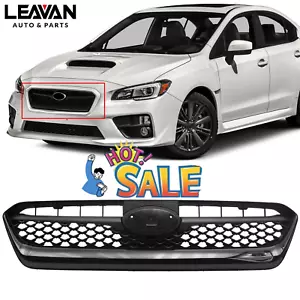 Front Bumper Upper Grille for Subaru WRX STI 2015-2017 Grill Black Mesh - Bild 1 von 11