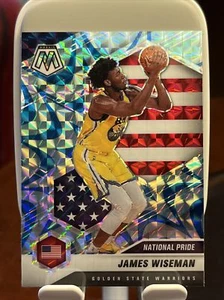 James Wiseman 2020-21 Panini Mosaic National Pride Reactive Blue Prizm RC #260 - Picture 1 of 2