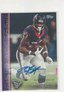2015 Topps Field Access Gold Autographs #173 Arian Foster Houston Texans 07/25 - Picture 1 of 1