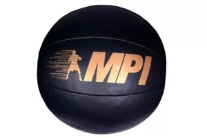 Medicine Ball, Made of Leather, Perfect for Building Strength & Weight Lifting - Picture 1 of 8
