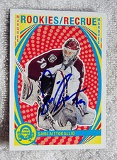 Colorado Avalanche Sami Aittokallio Signed 13/14 O-Pee-Chee Rookie Card Auto
