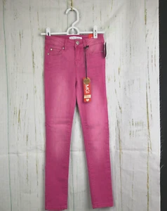 Celebrity Pink Girls Size 8 Skinny Mid Rise Pink Jeans OMG Selfie Ready NEW NWT - Imagen 1 de 4