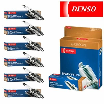 6 New Denso Standard U-Groove Spark Plugs for GMC P35 4.8L L6 1975-1978 - Image 1 of 4