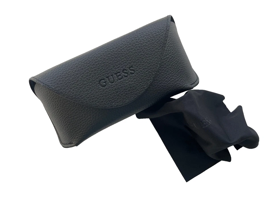 New GUESS Black Case For Eyeglasses/Sunglasses With Cleaning Cloth  - Image 1 of 1