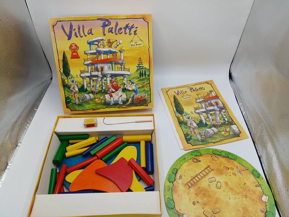 Villa Paletti - Juego de destreza ganador 2002 con reglas traducidas - Completo Foto 1 de 4