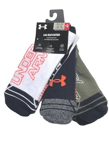 UNDER ARMOUR Mens & Womens Socks; HEATGEAR, TRAINING, ELEVATED, Sizes 5-16 - Picture 1 of 25