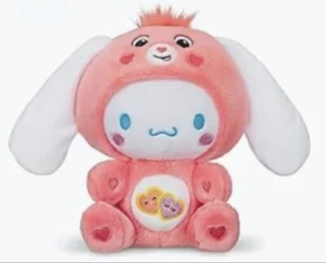 Sanrio Hello Kitty Care Bears Cinnamoroll As Love-a-Lot Bear 9" - Foto 1 di 3