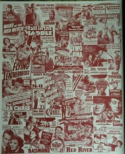 John Wayne Movie Collage Poster 16" x 20" - Picture 1 of 4