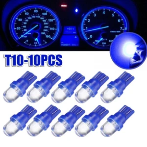 10pcs Blue 12V 5W T10 194 168 158 W5W 501 LED Car Side Wedge Light Lamp Bulbs - Picture 1 of 14
