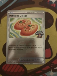 Pokemon Portuguese Buddy Buddy Poffin ‘Poffin de Colega’ 144/162 - LAIC Promo - Picture 1 of 2