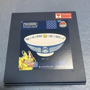 Pokemon Campionati Mondiali 2023 Yokohama Pikachu Ramen Donburi Ciotola Blu Nuovo - Foto 1 di 2