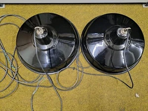 1920's style Pendant Lights X2 - Picture 1 of 4