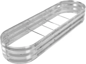 Raised Garden Bed Kit for Vegetables Flower Galvanized Metal Planter Boxs - Picture 1 of 12