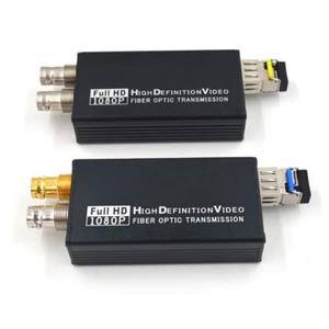 Premium Mini 1080P HD SDI Fiber Optical Media Converters - LC Singlemode - Foto 1 di 6