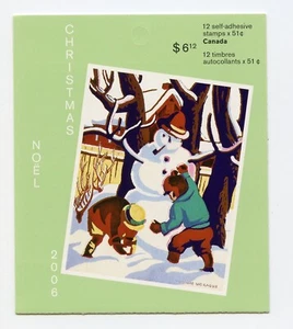 Canada MNH #2184 Booklet BK337 Christmas Cards 2006  AL277 - Bild 1 von 1