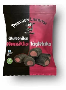 10 x 150g Porvoon Lakritsi Glutenfree licorice with strawberry flavored filling - Picture 1 of 1