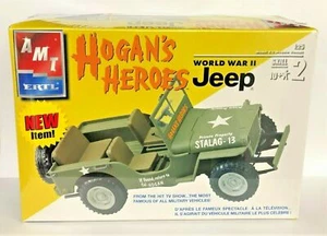 Kit modelo de plástico Jeep AMT Ertl 31752 1/25 Hogan's Heroes Segunda Guerra Mundial - Imagen 1 de 1