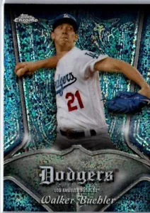 2022 Topps Chrome WALKER BUEHLER #P-25 Pinstriped DODGERS - Picture 1 of 2