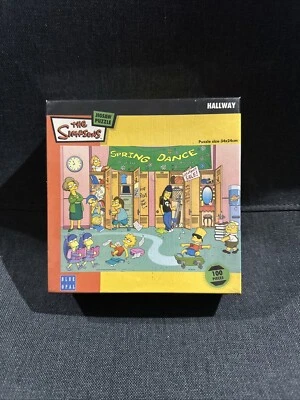 Blue Opal The Simpsons Hallway 100 Piece Jigsaw Puzzle 2007 New&sealed - image 1 of 2