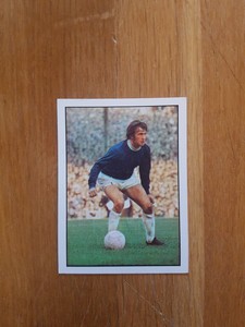 Panini Top Sellers Football '72 (1972) - #105 Tommy Wright - Everton (B)