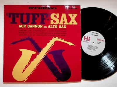 1962 Ace Cannon Tuff Sax Alto Saxophone Jazz Vinyl LP Record VG+ Foto 1 de 4