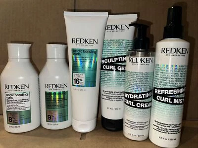 REDKEN Acidic Bonding Curls Complete Set of 6 BRAND NEW FREE SHIPPING!! - Image 1 of 4