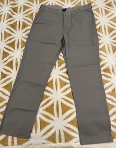 J.Crew Factory🔴Men size 34x30 The Sutton Gray Chino Pants🔴Regular Fit - Picture 1 of 6